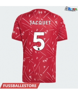Günstige Liverpool Jeremy Jacquet #5 Heimtrikot 2026-27 Kurzarm